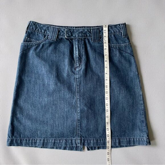 Eddie Bauer Dark Denim Jean Skirt Women’s Size 8 - Picture 4 of 5